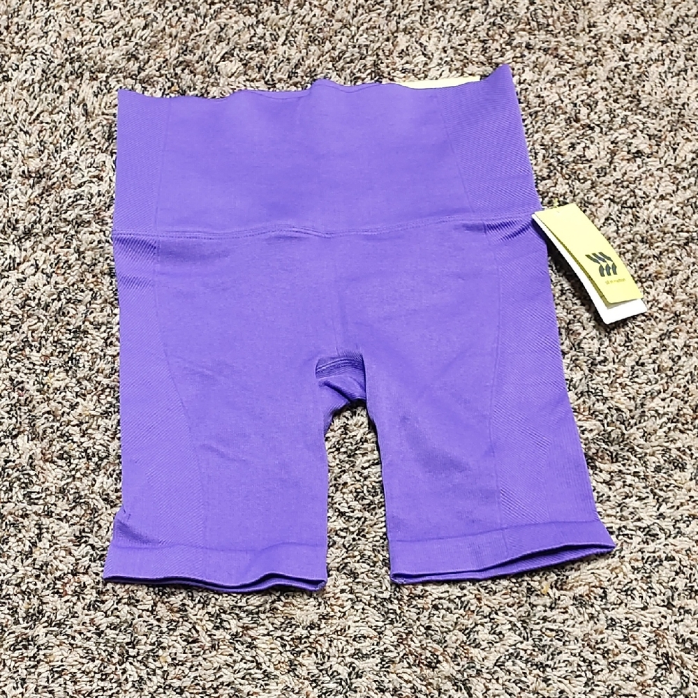 All In Motion | Purple High-Waisted Biker Shorts